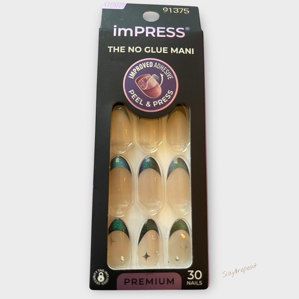 ✨imPRESS Premium Press-On Nails “Visions” – 30 Nails, No Glue Needed, Long Wear✨